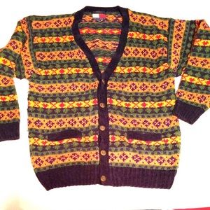 Vintage TOMMY HILFIGER - Cotton Cardigan w/Pockets